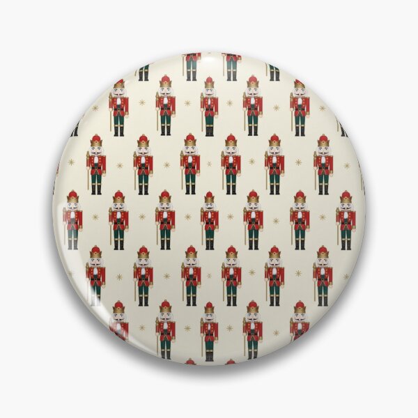 Item preview, Nutcracker Christmas Pattern – Festive Holiday Toy Soldier Design, Ballet & Christmas Decor designed and sold by Shining Star Merch.