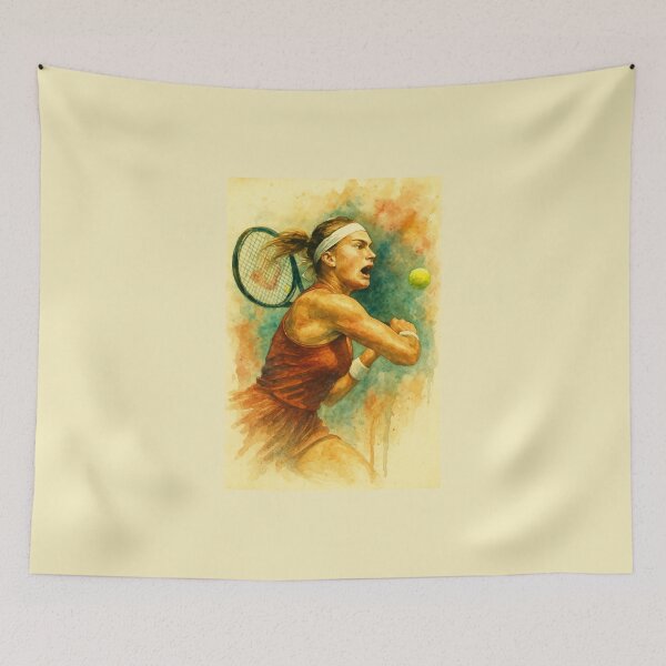 Item preview, Aryna Sabalenka Female Tennis Player designed and sold by Sarcastic designs.
