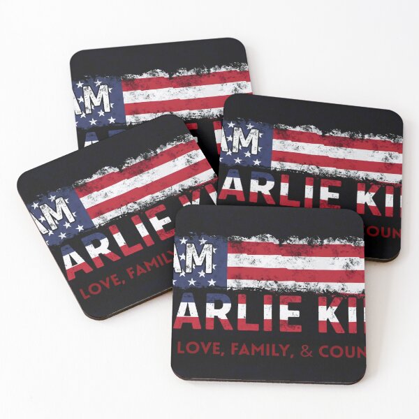 Item preview, I AM CHARLIE KIRK: GOD, LOVE, FAMILY & COUNTRY (Bold Red Print) designed and sold by PatriotPrint.