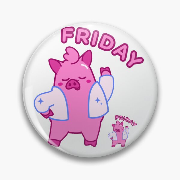 Item preview, Dancing Pig Happy Friday designed and sold by Woodchama.