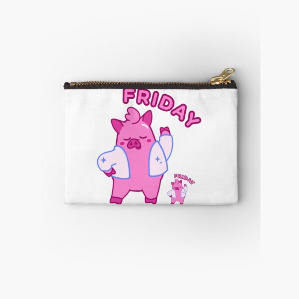 Item preview, Dancing Pig Happy Friday designed and sold by Woodchama.