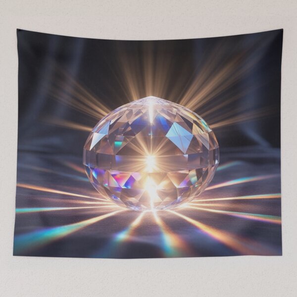 Item preview, Radiant Crystal Sphere – Prism Light Refraction Art designed and sold by Cristhian Almanza.