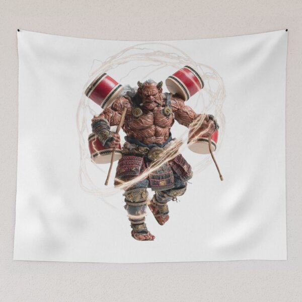Item preview, Raijin – The God of Thunder and Storms designed and sold by AlexLineArt.