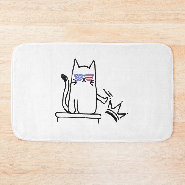 Item preview, Cat No Kings in America Funny Political Cat Lady designed and sold by ivotee.