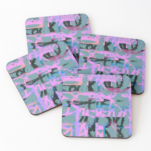 Item preview, Pink on Aqua! designed and sold by Roco47.