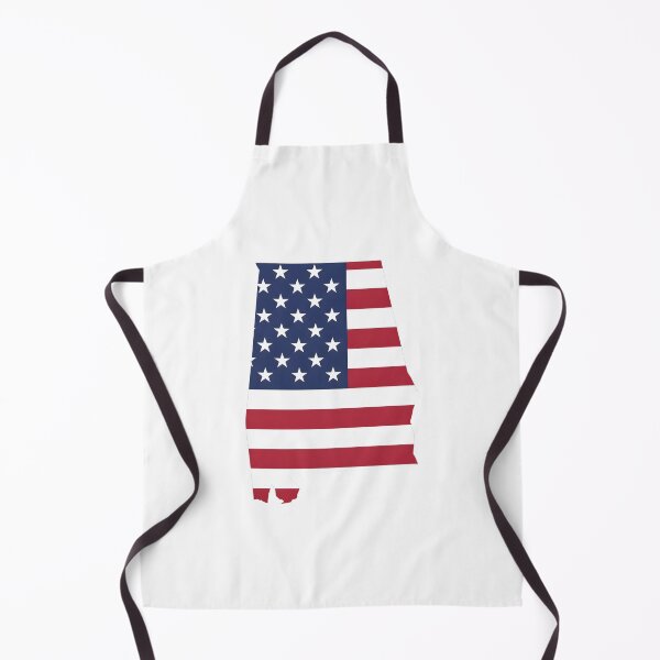 Item preview, Alabama USA Flag Silhouette – Stars and Stripes State Outline designed and sold by Paper Drip.