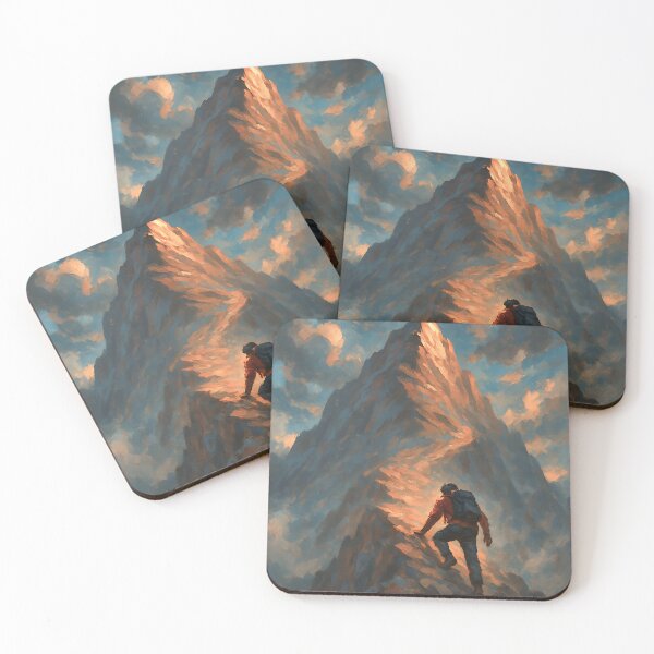 Item preview, Keep Climbing – Mountain Motivation Poster designed and sold by PosterFuel.