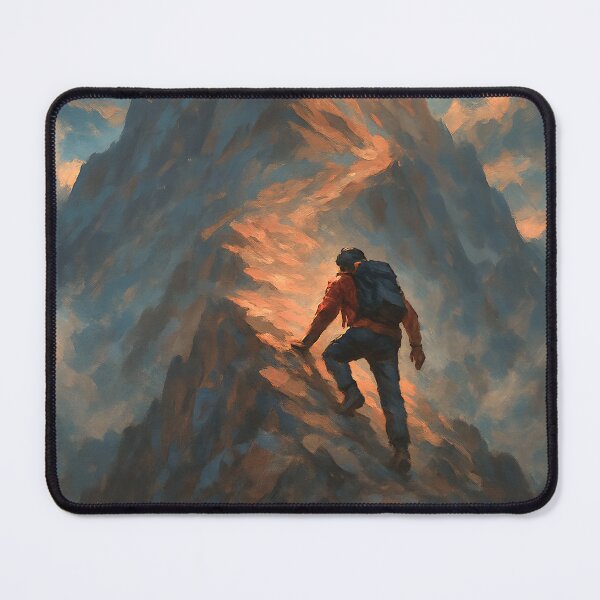 Item preview, Keep Climbing – Mountain Motivation Poster designed and sold by PosterFuel.