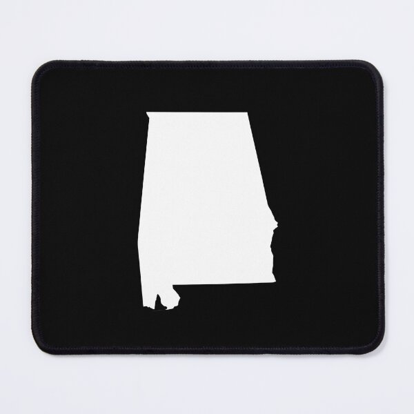 Item preview, Alabama Map Silhouette – Minimal Black and White designed and sold by Paper Drip.