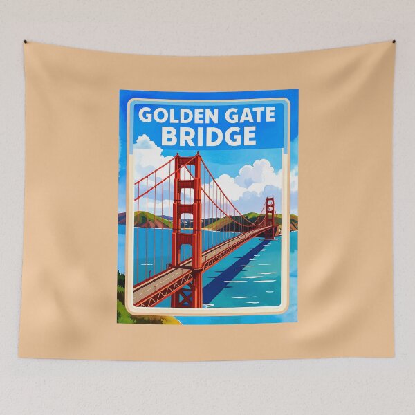 Item preview, Golden Gate Bridge designed and sold by ArtFactoryAI.