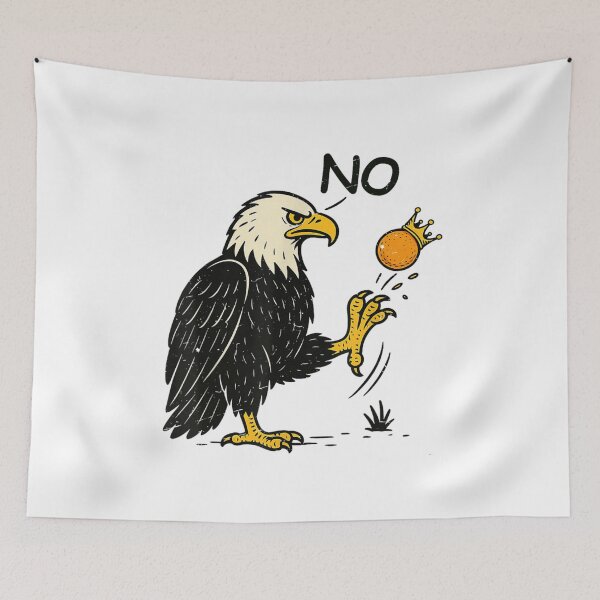 Item preview, Funny No Kings In America Bold Retro Political for Freedom Lovers designed and sold by ivotee.