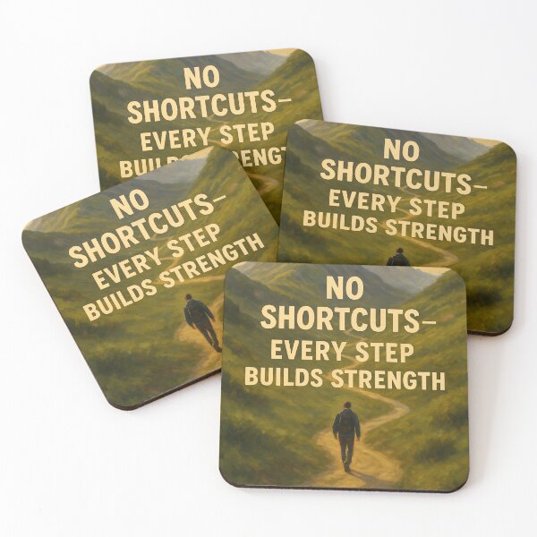 Item preview, No Shortcuts – Hard Work Motivational designed and sold by PosterFuel.