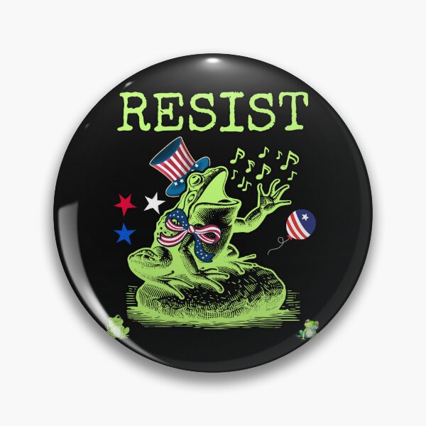 Item preview, Resist Portland Frog Save Democracy Protest Design designed and sold by EarthArtDesigns.