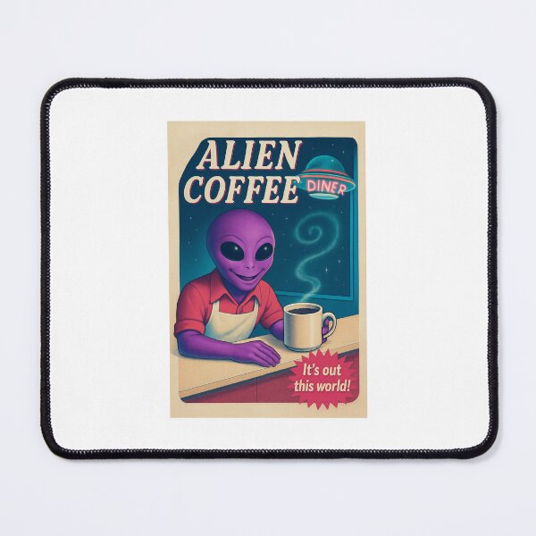 Item preview, "The Alien diner" designed and sold by arcanazain.