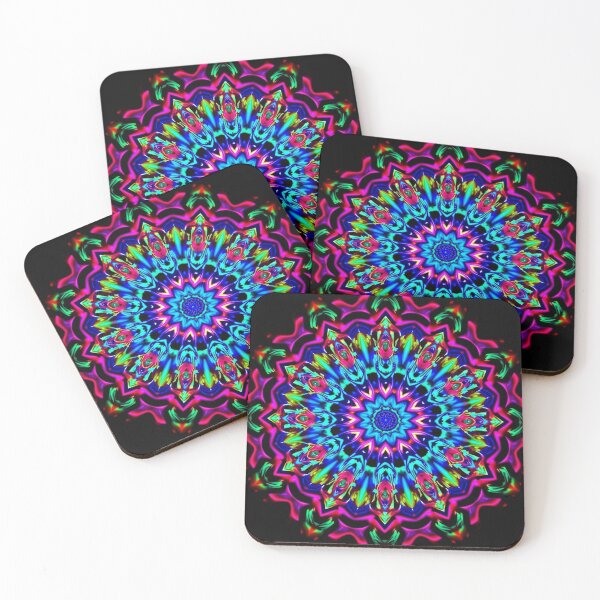 Item preview, Psychedelic Kaleidoscope Mandala for Creative Minds designed and sold by HLPsychDesigns.