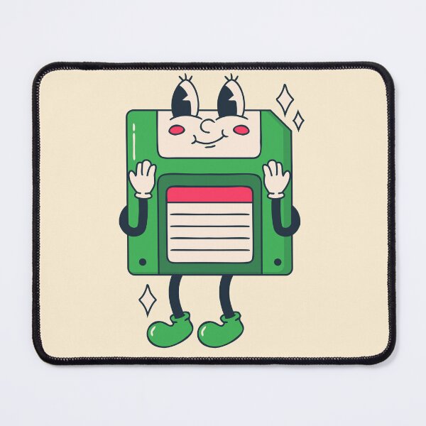 Item preview, Green Floppy, Nostalgic Grin designed and sold by Antoine Dupuit.