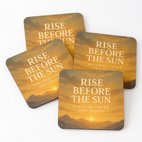 Item preview, Rise Before the Sun – Motivational Sunrise designed and sold by PosterFuel.