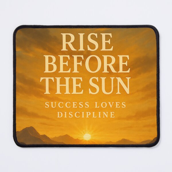 Item preview, Rise Before the Sun – Motivational Sunrise designed and sold by PosterFuel.