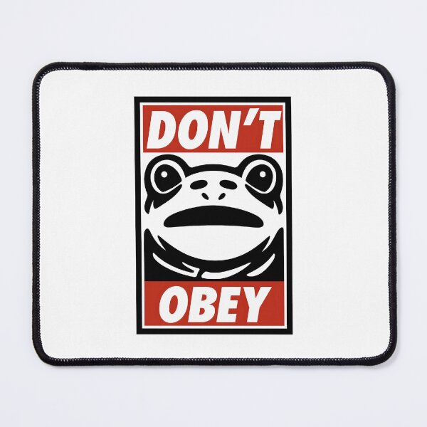 Item preview, Portland Frog Don't Obey designed and sold by Caring Hearts.
