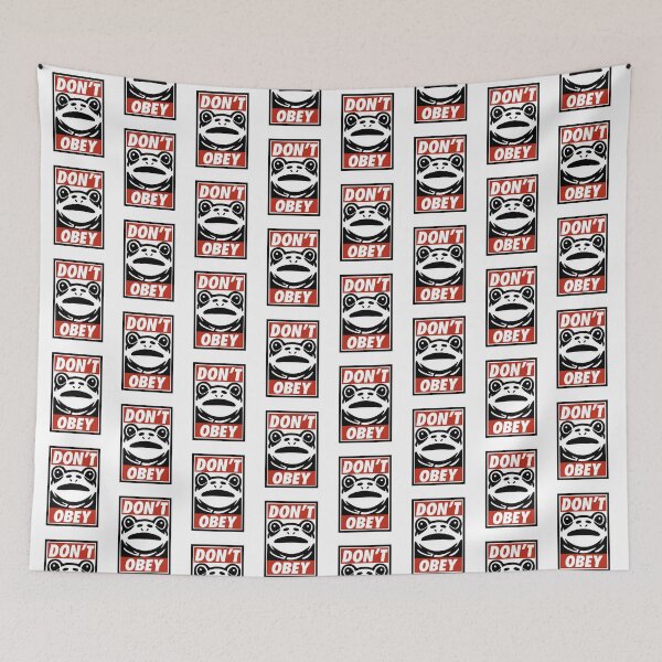 Item preview, Portland Frog Don't Obey designed and sold by Caring Hearts.