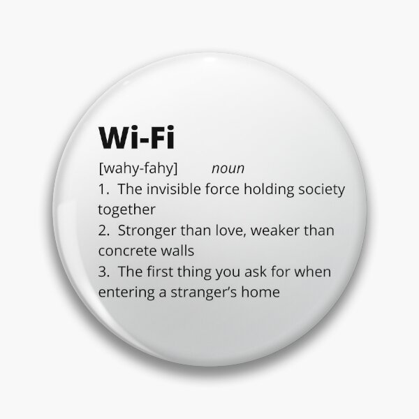 Item preview, Wi-Fi - Funny Dictionary Definition designed and sold by bruceygoosey84.