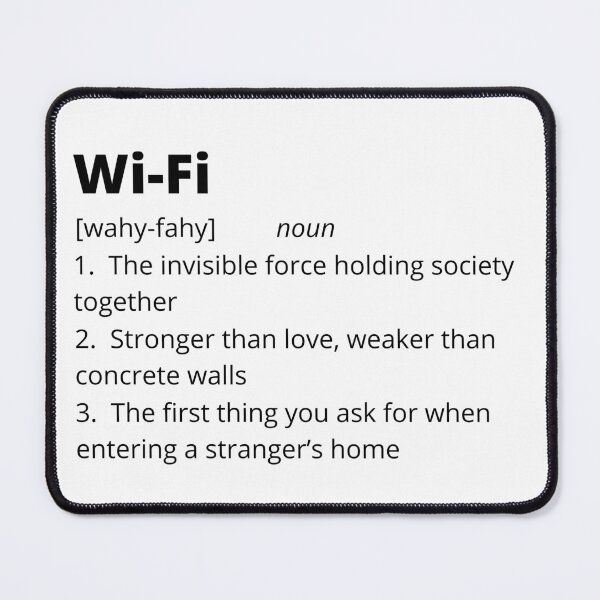 Item preview, Wi-Fi - Funny Dictionary Definition designed and sold by bruceygoosey84.