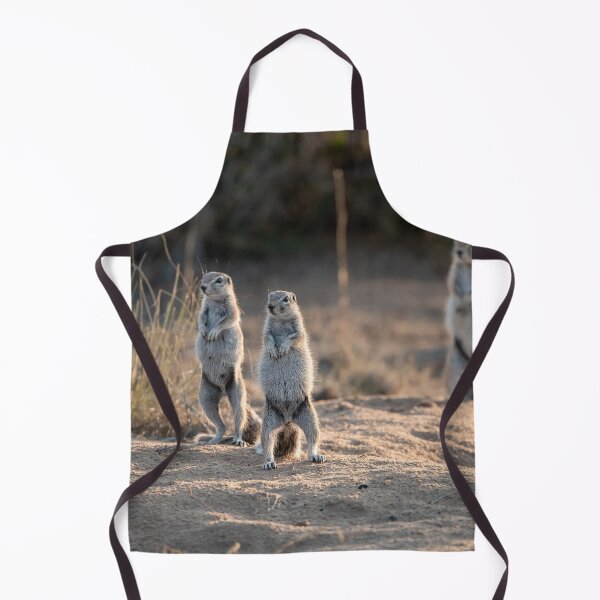 Item preview, Sunlit Sentinels — Ground Squirrels Standing in the Sand, Africa designed and sold by DavideAntoniani.