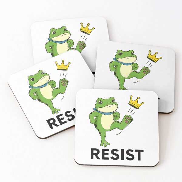 Item preview, Portland Frog Protest Resist designed and sold by ivotee.