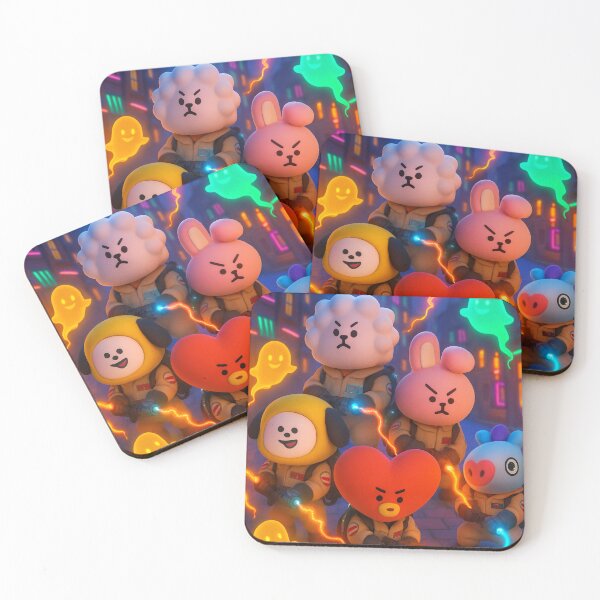 Item preview, BT21 Halloween Bts — Cute BT21 Horror Parody Sticker designed and sold by Crazy-universe.