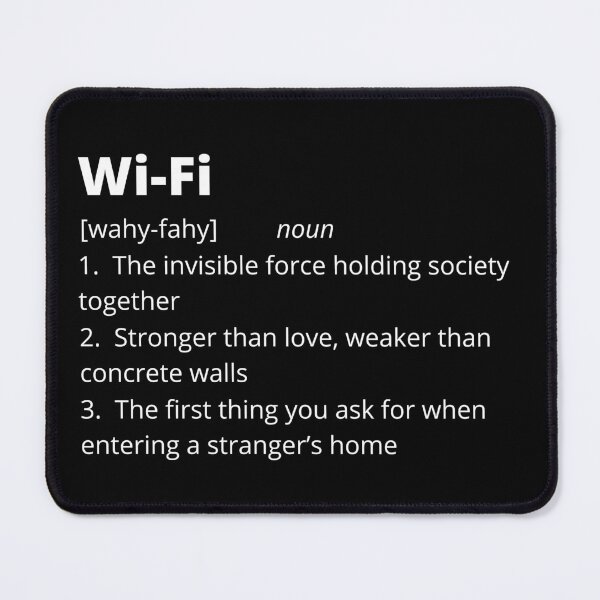 Item preview, Wi-Fi - Funny Dictionary Definition designed and sold by bruceygoosey84.