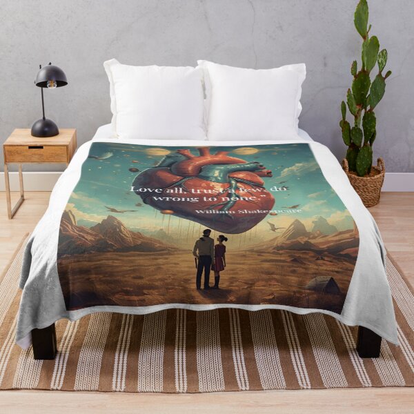 Item preview, Love All, Trust a Few – Shakespeare Heart Design designed and sold by Boski22.
