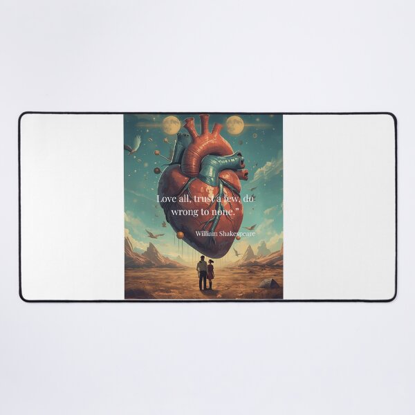 Item preview, Love All, Trust a Few – Shakespeare Heart Design designed and sold by Boski22.