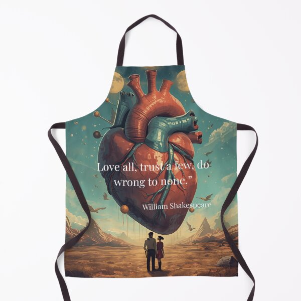 Item preview, Love All, Trust a Few – Shakespeare Heart Design designed and sold by Boski22.