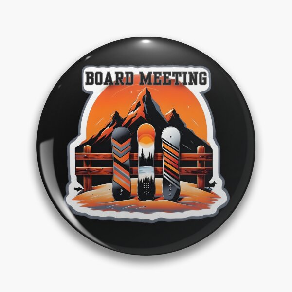 Item preview, The Best Kind of Board Meeting - Snowboarding  designed and sold by 2laughinglemons.