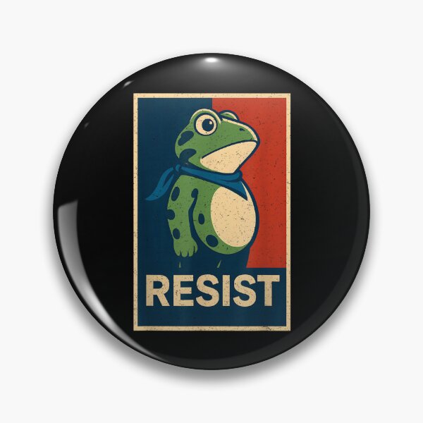 Item preview, Portland Frog Protest Resist designed and sold by ivotee.