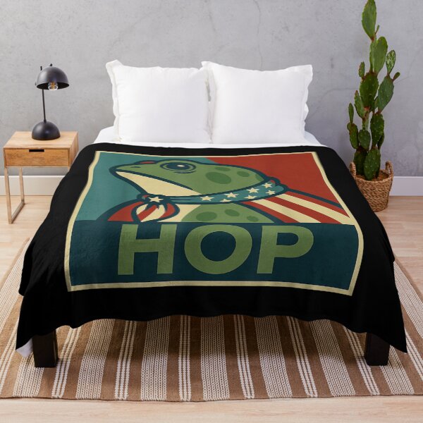 Item preview, Portland Resist Frog HOP Protest No Kings designed and sold by ivotee.