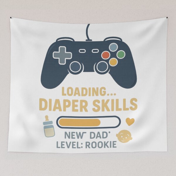 Item preview, Loading… Diaper Skills | New Dad Level: Rookie designed and sold by Bellassi.