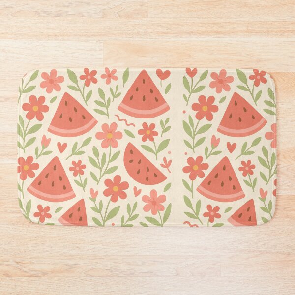 Item preview, Sweet Summer – Watermelon & Flowers Patter designed and sold by HNDesignStudio.