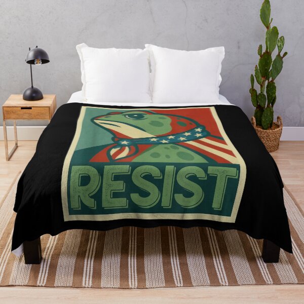 Item preview, Portland Frog Protest Resist designed and sold by ivotee.