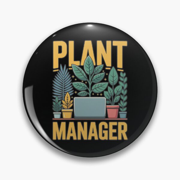 Item preview, Plant Manager – Funny Retro Plant Parent Design designed and sold by DeesDeesigns.