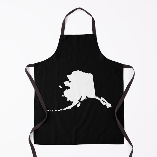 Item preview, Alaska Map Silhouette – Minimal Black and White designed and sold by Paper Drip.