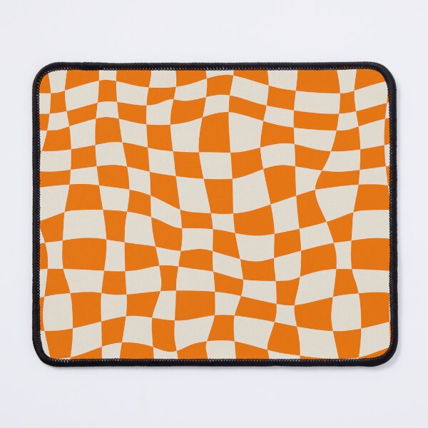 Item preview, Distorted Orange and Cream Checkerboard designed and sold by NicolaZhukov.