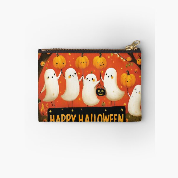 Item preview, Ghostly Halloween Party with Pumpkins designed and sold by Alt Image Prints.