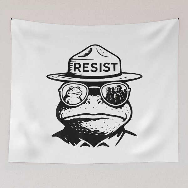 Item preview, Protesta de las ranas de Portland: Sin reyes designed and sold by ivotee.