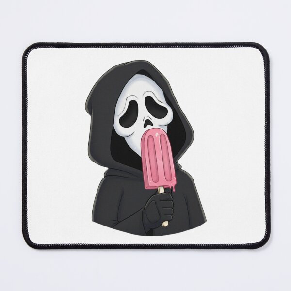 Item preview, Scream popsicle heart meme movie ghostface ghost face parody weird love pink designed and sold by CheeseBlueprint.