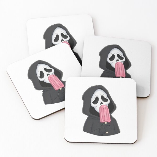 Item preview, Scream popsicle heart meme movie ghostface ghost face parody weird love pink designed and sold by CheeseBlueprint.