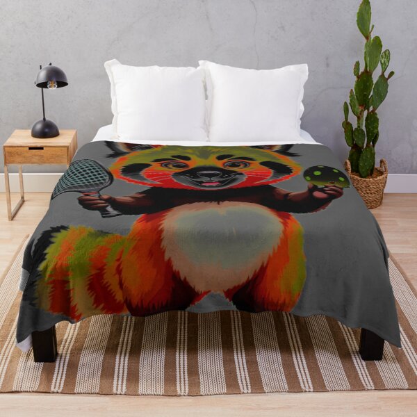 Artikelvorschau, pickleball roter panda turbulent bunt lustig tier design entworfen und verkauft von SmashingDeals.