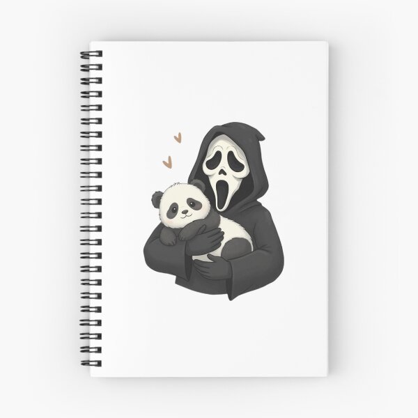 Item preview, Scream panda heart meme movie ghostface ghost face parody weird love pink designed and sold by CheeseBlueprint.