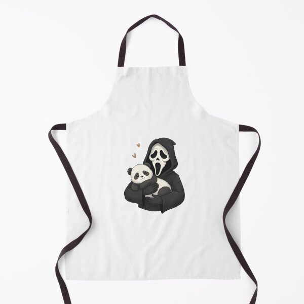Item preview, Scream panda heart meme movie ghostface ghost face parody weird love pink designed and sold by CheeseBlueprint.