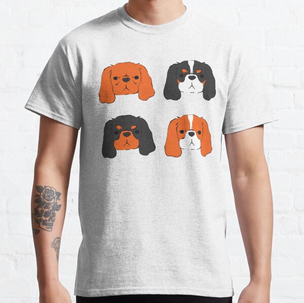 Cavalier King Charles Spaniel - Blenheim, Tri, Ruby, and Black and Tan Classic T-Shirt